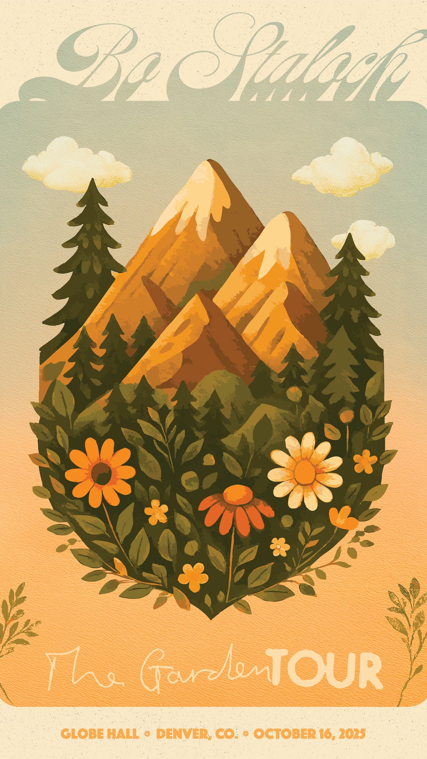 Limited Run-The Garden Tour Denver Poster