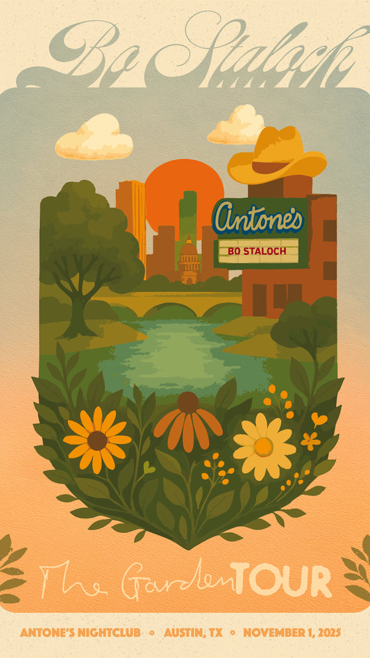 Limited Run-The Garden Tour Austin Poster
