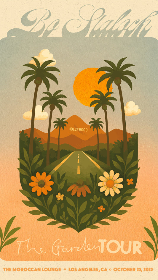 Limited Run- The Garden Tour LA Poster